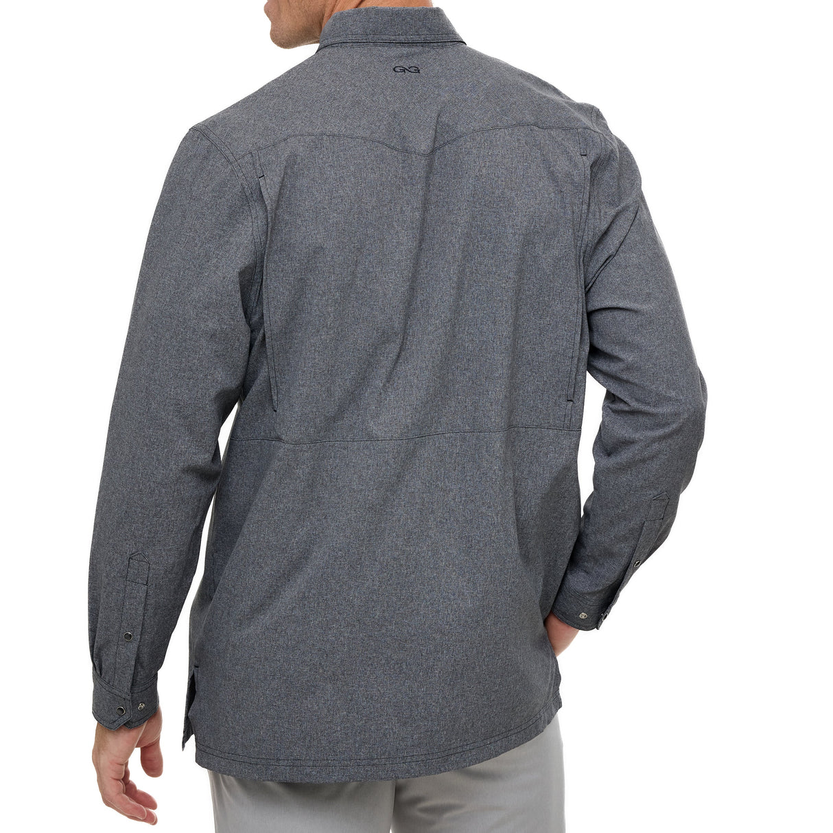 Caviar Pearl Snap Shirt | Long Sleeve