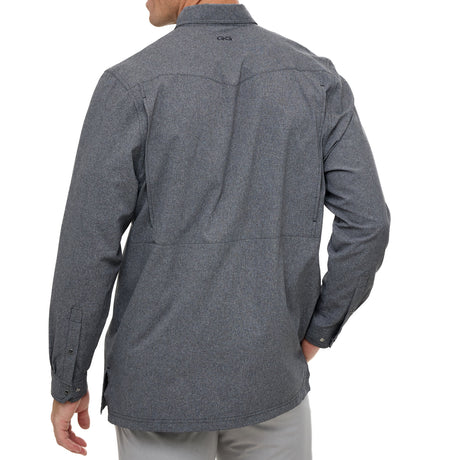 Caviar Pearl Snap Shirt | Long Sleeve
