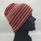 H Stitch Beanie, Multi Color Knit Winter Hats