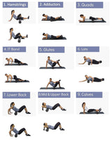 EPP Yoga Massage Roller & Fitness ball Foam Roller Set for Back Pain Self-Myofascial Treatment