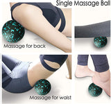 EPP Yoga Massage Roller & Fitness ball Foam Roller Set for Back Pain Self-Myofascial Treatment