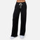 Women's Ripple Knit Long Wide Leg Pant