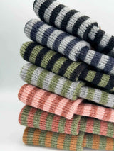 HAAKWEAR H Stitch RORO Cuffed Beanie (Patented Design) Black / Green, Made in USA