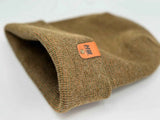 Haakwear H Stitch Fusion Cuffed Beanie / Hat (Patent Design) Brown / Green, Made in USA