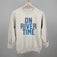 On River Time Block Letters