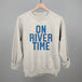 On River Time Block Letters