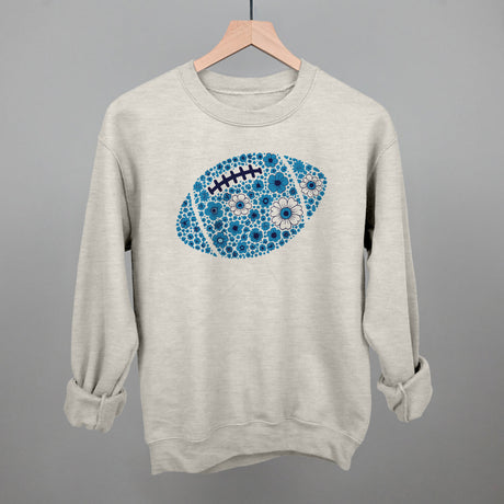 Floral Football Blue