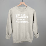 Coffee Blanket Couch Reading