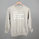 Tea Blanket Couch Reading