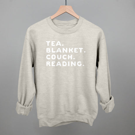 Tea Blanket Couch Reading