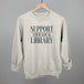 Support Your Local Library Serif