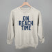 On Beach Time Block Letters