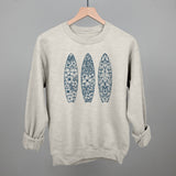 Blue Floral Surfboards