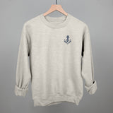 Anchor Doodle (Navy Blue) (Left Chest)