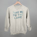Take Me To The Lake Distressed