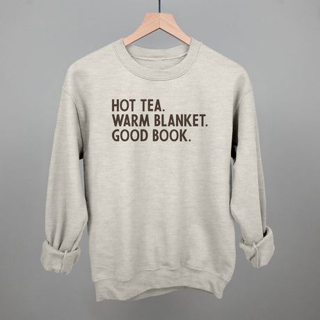 Hot Tea Warm Blanket Good Book