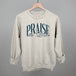 Praise The Lord Blue Script
