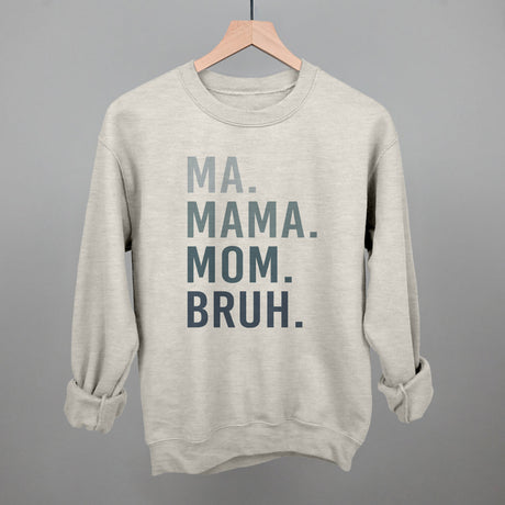 Ma Mama Mom Bruh Blue Gradient Text