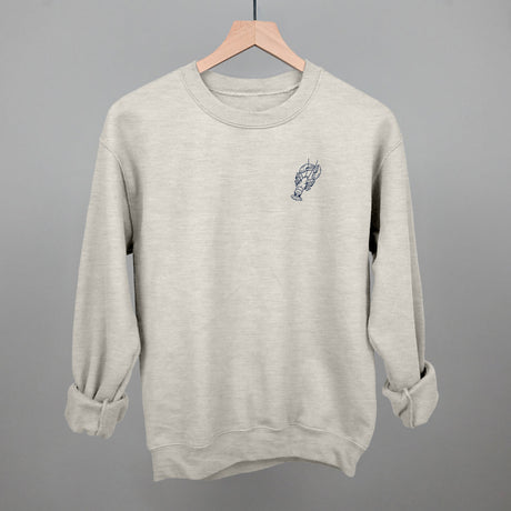 Lobster Doodle (Navy Blue) (Left Chest)