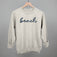 Beach (Blue Script)