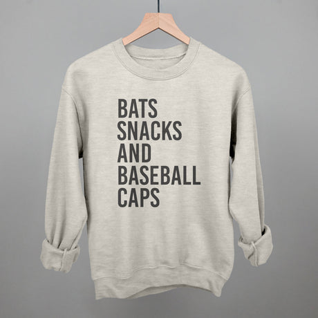 Bats, Snacks, And Baseball Caps