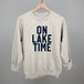 On Lake Time Block Letters