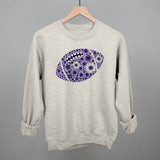 Floral Football Purple