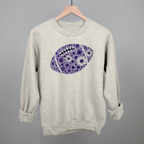 Floral Football Purple