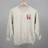Love Stacked Baseball (Left Chest)