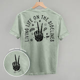 Living Life On The Sidelines Soccer (Back Print)