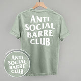 Anti Social Barre Club (White) (Back Print)