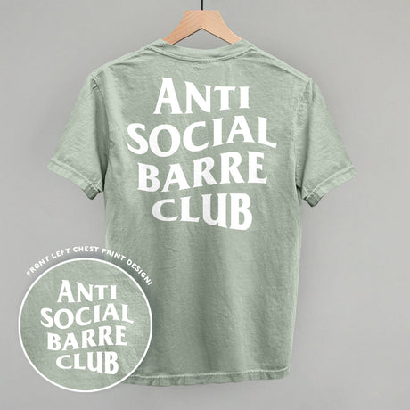 Anti Social Barre Club (White) (Back Print)