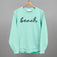 Beach (Blue Script)