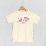 I'm Literally Just A Girl Bow (Kids)