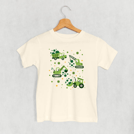 St. Patrick's Construction Vehicles + Clovers (Kids)