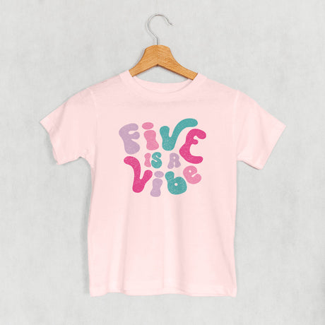 Five Is A Vibe (Pink + Purple) (Kids)