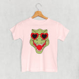 Dino Heart Glasses (Green) (Kids)