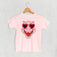 Dino Heart Glasses (Pink) (Kids)