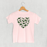 Clovers + Dinosaurs Heart (Kids)