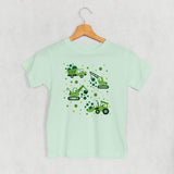 St. Patrick's Construction Vehicles + Clovers (Kids)