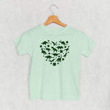 Clovers + Dinosaurs Heart (Kids)