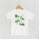 St. Patrick's Construction Vehicles + Clovers (Kids)