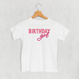 Birthday Girl (Pink Sans Serif + Script) (Kids)