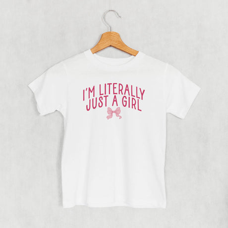 I'm Literally Just A Girl Bow (Kids)