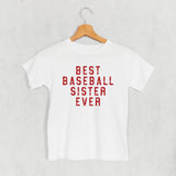 Best Baseball Sister Ever (Kids)