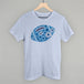 Floral Football Blue