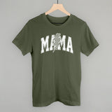 Mama Checkered Lightning Bolt Distressed