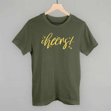 Cheers Gold Script + Sparkles