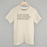 Scary Movies, Cozy Sweaters, Pumpkin Spice