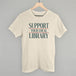 Support Your Local Library Serif